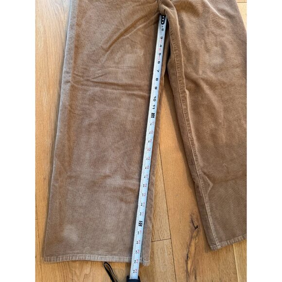 NWT Universal Thread Tan High-Rise Sailor Wide Leg Ankle Jeans Womens Size 12R - Picture 9 of 9